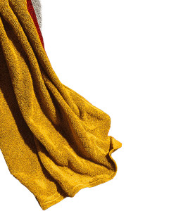 Vibrant Beach Towel Vinyl Car Decal Sticker – Waterproof & UV-Resistant 8"