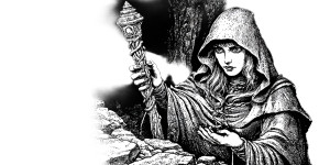 Sorceress Adventurer Vinyl Car Decal Sticker – Waterproof & UV-Resistant 8"