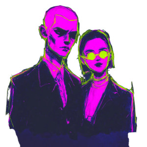 Neon Couple Love Vinyl Car Decal Sticker – Waterproof & UV-Resistant 8" Neon Couple Love Vinyl Car Decal Sticker – Waterproof & UV-Resistant 8"