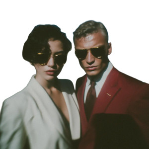 Stylish Couple Pose Vinyl Car Decal Sticker – Waterproof & UV-Resistant 8" Stylish Couple Pose Vinyl Car Decal Sticker – Waterproof & UV-Resistant 8"