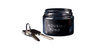 Minimalist Apartment Key Vinyl Car Decal Sticker – Waterproof & UV-Resistant 8"