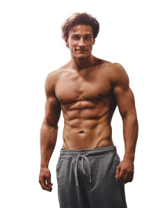 Muscular German Man Vinyl Car Decal Sticker – Waterproof & UV-Resistant 8"