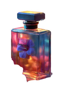 Chanel Perfume Art V2 Vinyl Car Decal Sticker – Waterproof & UV-Resistant 8"