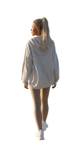 Blonde Woman Strolling Vinyl Car Decal Sticker – Waterproof & UV-Resistant 8" Blonde Woman Strolling Vinyl Car Decal Sticker – Waterproof & UV-Resistant 8"