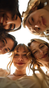 Adorable Women Circle Vinyl Car Decal Sticker – Waterproof & UV-Resistant 8"