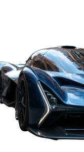 Futuristic Hypercar V3 Vinyl Car Decal Sticker – Waterproof & UV-Resistant 8"