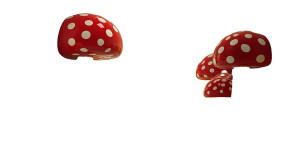 Colorful Kusama Mushroom Vinyl Car Decal Sticker – Waterproof & UV-Resistant 8"