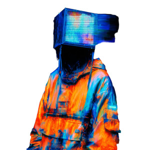 Glitchcore Rave Character Vinyl Car Decal Sticker – Waterproof & UV-Resistant 8"