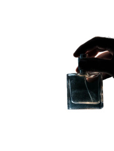 Spraying Cologne Bottle Vinyl Car Decal Sticker – Waterproof & UV-Resistant 8"