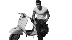Italian Man With Vespa Vinyl Car Decal Sticker – Waterproof & UV-Resistant 8"