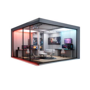 Gaming Booth Vinyl Car Decal Sticker – Waterproof & UV-Resistant 8"