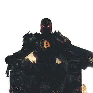 Bitcoin King V2 Vinyl Car Decal Sticker – Waterproof & UV-Resistant 8"