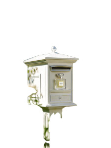 Elegant Mailbox Perfume Vinyl Car Decal Sticker – Waterproof & UV-Resistant 8"