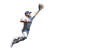 Korean Baseball Outfielder Vinyl Car Decal Sticker – Waterproof & UV-Resistant 8"
