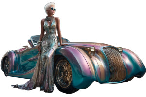 Retro-Futuristic Fashion Vinyl Car Decal Sticker – Waterproof & UV-Resistant 8" Retro-Futuristic Fashion Vinyl Car Decal Sticker – Waterproof & UV-Resistant 8"