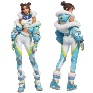 Futuristic Snow Racer Vinyl Car Decal Sticker – Waterproof & UV-Resistant 8"