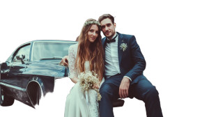 Wedding Couple Car Vinyl Car Decal Sticker – Waterproof & UV-Resistant 8" Wedding Couple Car Vinyl Car Decal Sticker – Waterproof & UV-Resistant 8"