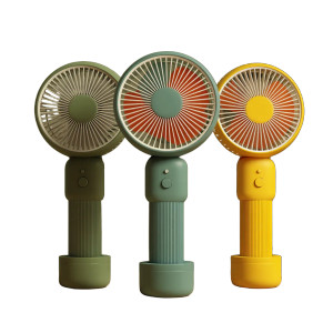 Handheld Electric Fan Vinyl Car Decal Sticker – Waterproof & UV-Resistant 8"