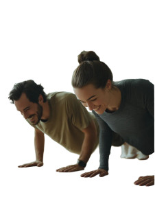 Happy Plank Duo Vinyl Car Decal Sticker – Waterproof & UV-Resistant 8"