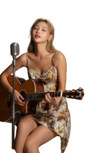 Glamorous Korean Performer Vinyl Car Decal Sticker – Waterproof & UV-Resistant 8"