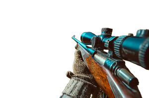 Young Hunter Aiming Vinyl Car Decal Sticker – Waterproof & UV-Resistant 8"