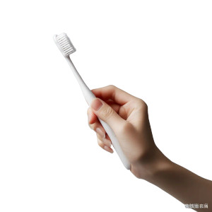 Hand Holding Toothbrush Vinyl Car Decal Sticker – Waterproof & UV-Resistant 8"