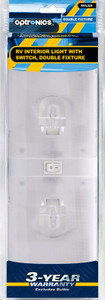 Illuminate Your RV Interior in Style | Optronics Ceiling Mount Light with On/Off Switch