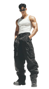 Handsome Korean Fighter Vinyl Car Decal Sticker – Waterproof & UV-Resistant 8"