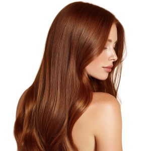 Copper Red Hair Vinyl Car Decal Sticker – Waterproof & UV-Resistant 8"