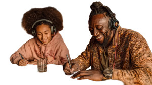 Father Helps Daughter Study Vinyl Car Decal Sticker – Waterproof & UV-Resistant 8"