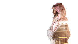 Saudi Businessman Vinyl Car Decal Sticker – Waterproof & UV-Resistant 8"