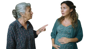 Family Conflict Scene Vinyl Car Decal Sticker – Waterproof & UV-Resistant 8"