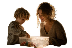 Mother And Son Moment V4 Vinyl Car Decal Sticker – Waterproof & UV-Resistant 8"