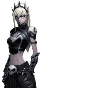 Zombie Queen Magik Vinyl Car Decal Sticker – Waterproof & UV-Resistant 8"