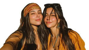 Lebanese Twin Sisters Vinyl Car Decal Sticker – Waterproof & UV-Resistant 8"