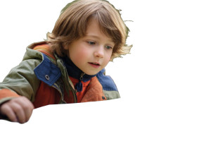 Child Enchanted By Map Vinyl Car Decal Sticker – Waterproof & UV-Resistant 8"