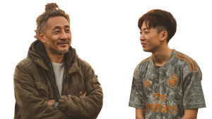 Soccer Coach And Boy Vinyl Car Decal Sticker – Waterproof & UV-Resistant 8"