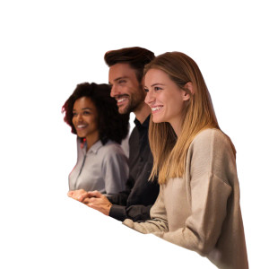 Vodafone Employees Smiling Vinyl Car Decal Sticker – Waterproof & UV-Resistant 8"