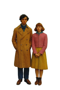 Surreal Street Encounter Vinyl Car Decal Sticker – Waterproof & UV-Resistant 8"