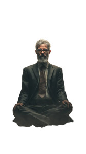 Spiritual Guru Vinyl Car Decal Sticker – Waterproof & UV-Resistant 8"