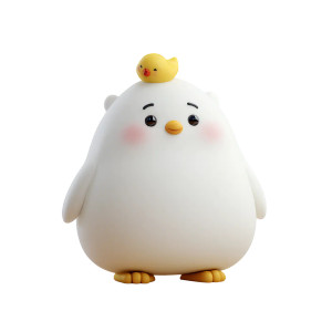 Chubby Kapibala Vinyl Car Decal Sticker – Waterproof & UV-Resistant 8"