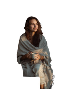 Confident Brunette Woman V4 Vinyl Car Decal Sticker – Waterproof & UV-Resistant 8"