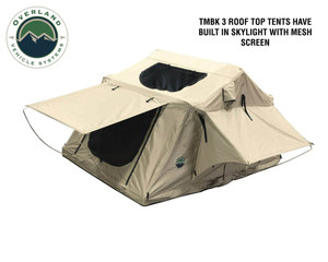 Overland Vehicle Systems Tent | TMBK Car Top Tent | 3 Person Capacity | Waterproof Canvas | Windows & Rain Fly Overland Vehicle Systems Tent | TMBK Car Top Tent | 3 Person Capacity | Waterproof Canvas | Windows & Rain Fly