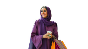 Happy Uae Woman Vinyl Car Decal Sticker – Waterproof & UV-Resistant 8"