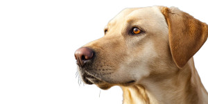 Blond Labrador Retriever Vinyl Car Decal Sticker – Waterproof & UV-Resistant 8"