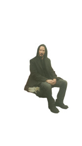 Keanu Reeves Metro Vinyl Car Decal Sticker – Waterproof & UV-Resistant 8"