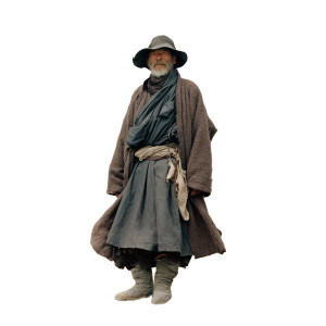 Elder Tibetan Man Vinyl Car Decal Sticker – Waterproof & UV-Resistant 8"