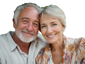 Happy Retirement Couple Vinyl Car Decal Sticker – Waterproof & UV-Resistant 8"