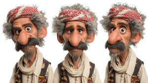 Pixar Yemeni Man V2 Vinyl Car Decal Sticker – Waterproof & UV-Resistant 8"
