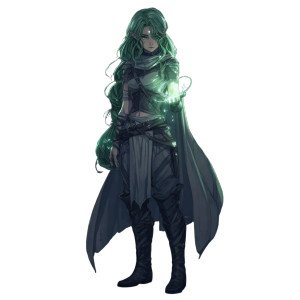 Druid Halfling Vinyl Car Decal Sticker – Waterproof & UV-Resistant 8"